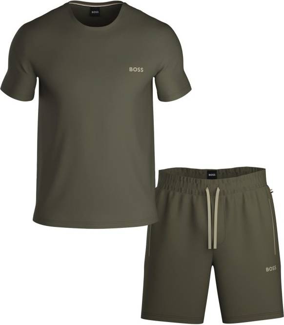 BOSS Short Set Pyjamassæt - Grøn