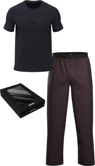 BOSS Easy Long Set Pyjamassæt - Brun