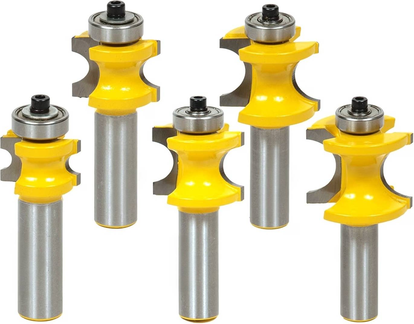 Router bit set Lowe's LS15T9M Router Bit Set 5 Bit 1/2" Shank