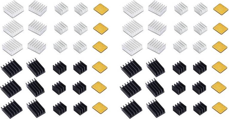 Cooling Radiator Set for Raspberry Pi 60 pcs