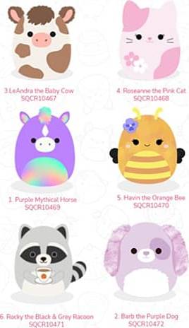 Squishmallows 19 Squishmallows Bamser 19 cm