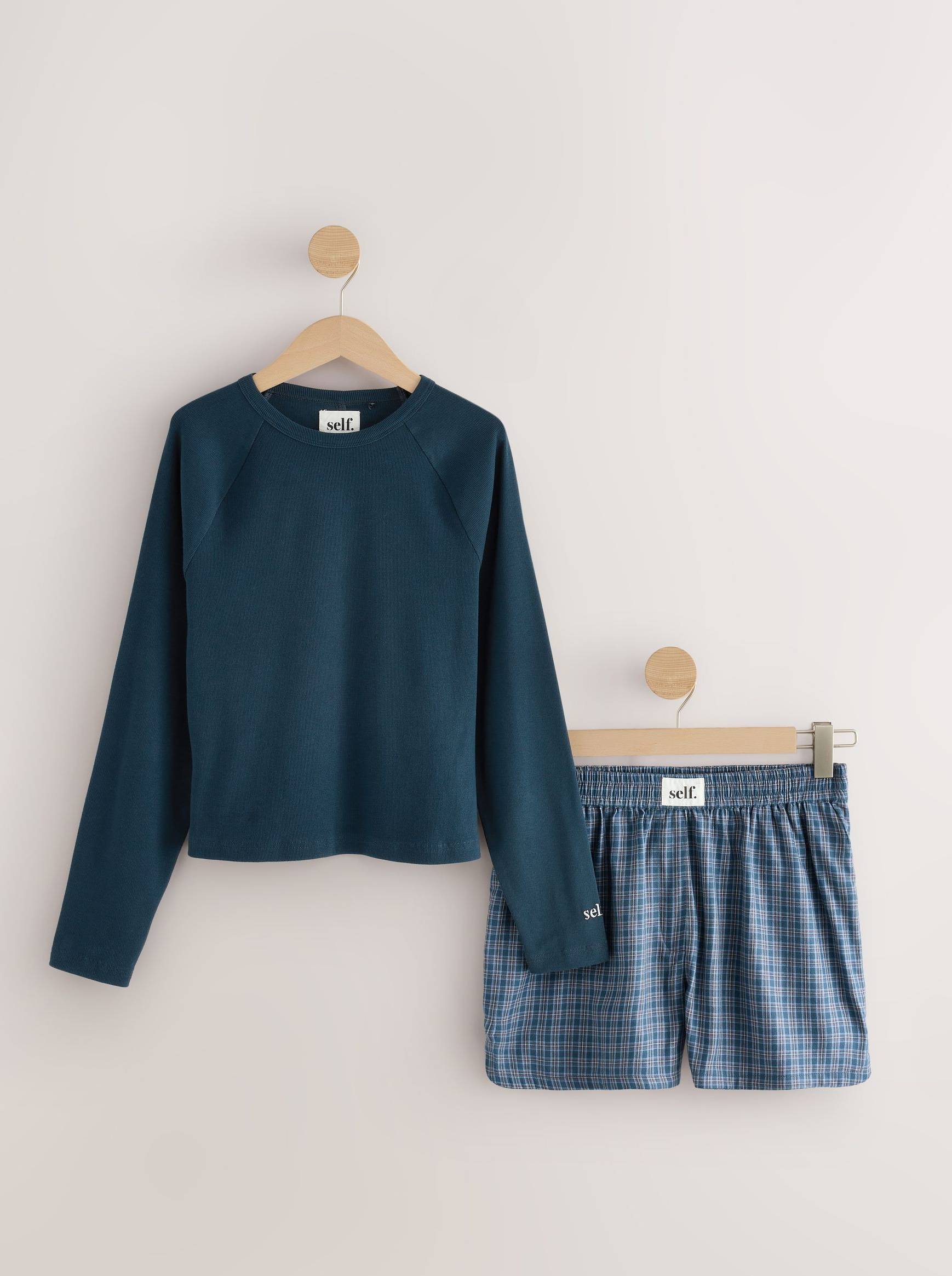 Self Long Sleeve Pyjamas Set