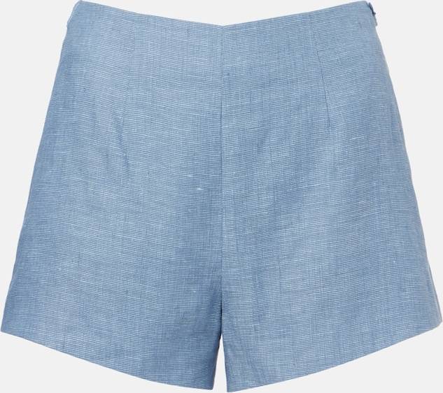 Posse Thea High-Rise Linen Shorts