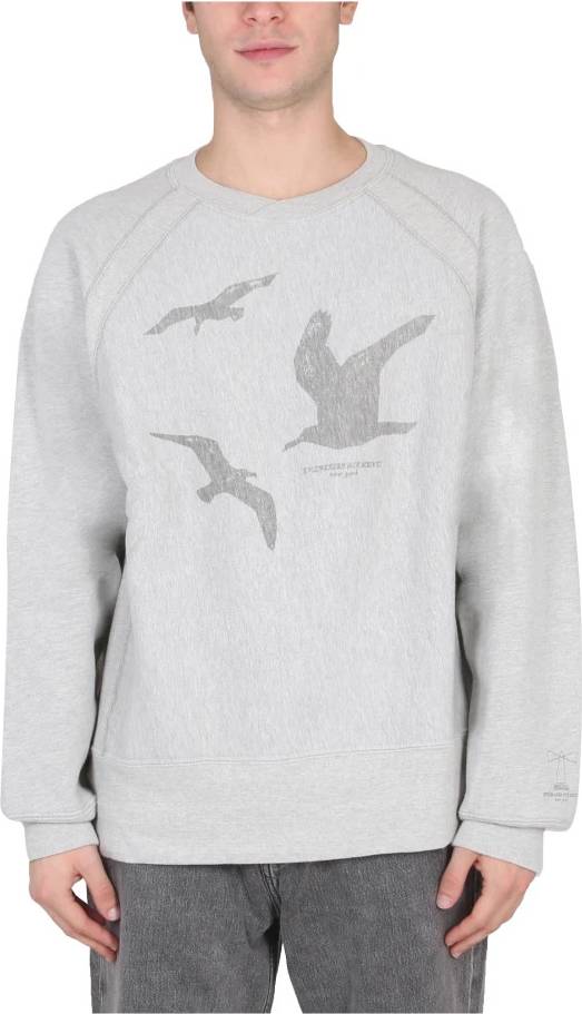 Engineered Garments Raglan Crew Sweatshirt Bomull