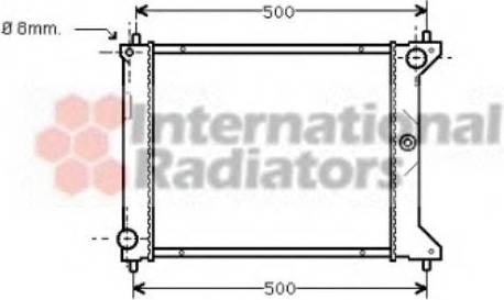 Van Wezel 02002096 Radiator