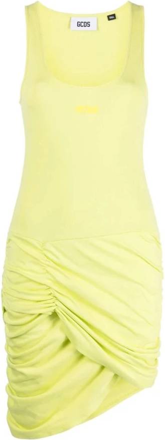 GCDS Mini Robe Décontractée en Coton - Vert
