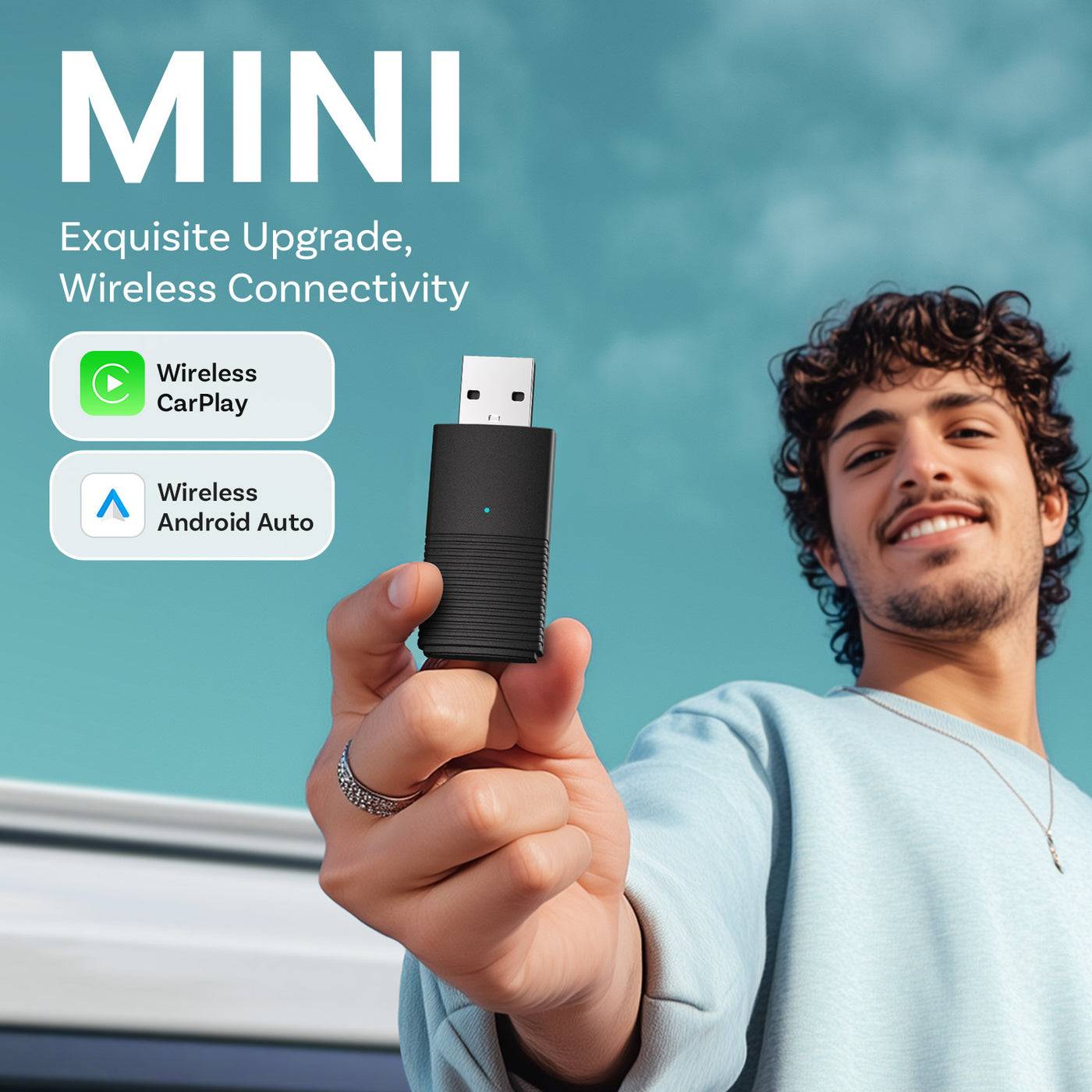 Ottocast Mini Auto Adapter for CarPlay/Android