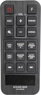 Sodial COV33552428 Remote Control for Soundbar System