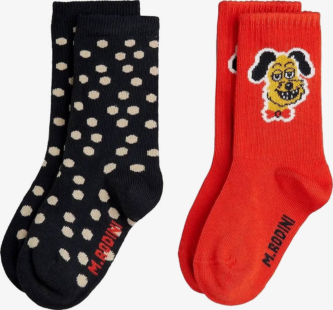 Mini Rodini Dots Strumpor 2 pcs - Multi