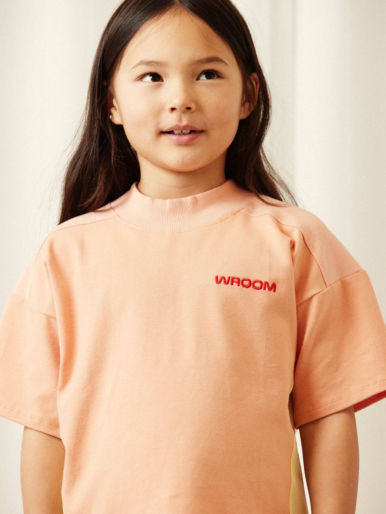 Mini Rodini WROOM Broderad T-Shirt - Rosa