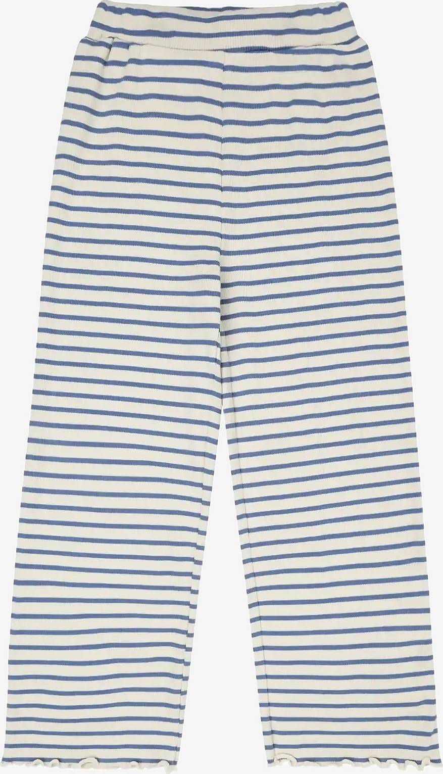 Minymo Y/D Rib Pants - Blue