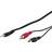 QBULK 3.5mm - 2xPhono 15m
