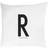 Design Letters R Örngott Vit (63x60cm)