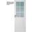 Swedoor Compact SP6 Innerdörr Klarglas S 0502-Y H (72.5x194cm)