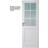 Swedoor Craft SP6 Innerdörr Klarglas S 0502-Y V (72.5x194cm)