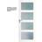 Swedoor Unique GW04L Innerdörr Klarglas S 0502-Y H (72.5x194cm)