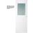 Swedoor Easy G21 Infälld Skjutdörr Klarglas S 0502-Y V (92.5x204cm)