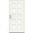 Swedoor Square Ytterdörr Klarglas S 4050-Y80R V (100x210cm)
