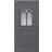 Diplomat Linnea Ytterdörr Klarglas S 6502-B V (100x210cm)