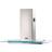 Rangemaster Toledo 100 100cm, Stainless Steel, Blue