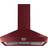 Falcon Super Extract Hood 110cm, Svart, Röd