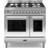 Britannia Q Line 90cm Twin Dual Fuel Stainless Steel