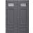 Diplomat Britta Ytterdörr Klarglas S 6502-B V (150x210cm)