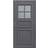 Diplomat Elvira Ytterdörr Cotswoldglas S 6502-B H (90x210cm)