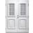 Diplomat Anita Ytterdörr Cotswoldglas S 3502-Y V (150x210cm)