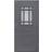 Diplomat Daisy Ytterdörr Cotswoldglas S 6502-B V (100x210cm)