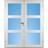 Diplomat Contur 3-Spegel Innerdörr Klarglas H (72.5x204cm)