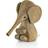 Lucie Kaas Elephant Brown Prydnadsfigur 11cm