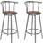 vidaXL 60560 Brown Bar Stool 99cm 2pcs