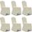vidaXL 241199 Loose Chair Cover White, Beige