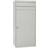 MEFA Cedar Parcel Box 882 MEFA Lock - White/Aluminium