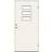 Swedoor Caribbean Ytterdörr Klarglas S 0502-Y V (90x200cm)