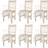 vidaXL 271498 6-pack Kitchen Chair 2pcs