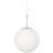 Konsthantverk Glob Chrome/White Pendant Lamp 40cm