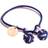 Paul Hewitt Knotbracelet Armband 21.5cm Marinblå/Rosa/Roseguld