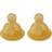 Hevea Natural Rubber Nipple Medium Flow 3m+ Anti Colic 2pack