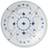 Royal Copenhagen Blue Fluted Plain Flat tallrik 25cm 25cm