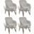 vidaXL 270570 4-pack Köksstol 4st