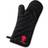 Weber Barbecue Mitt Pot Holders Black, Red (40x22.5cm)