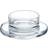 Utopia Glass Base Butter Dish 6pcs