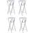 vidaXL 60650 Bar Table 4pcs