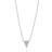 Sif Jakobs Pecetto Piccolo Necklace - Silver/White