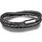 Skultuna Rader Bracelet - Silver/Brown
