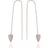 Sif Jakobs Chieri Earrings - Rose Gold/White