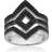 Sif Jakobs Cervia Ring 50 Zirconia - Svart