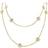 Georg Jensen Daisy Necklace - Gold/White